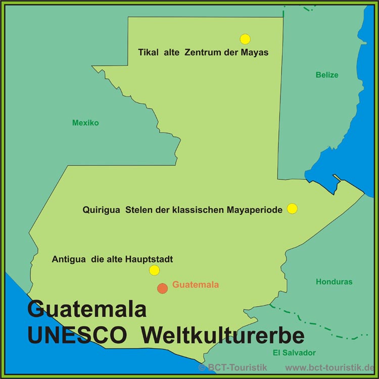 UNESCO-Weltkulturerbe in Guatemala